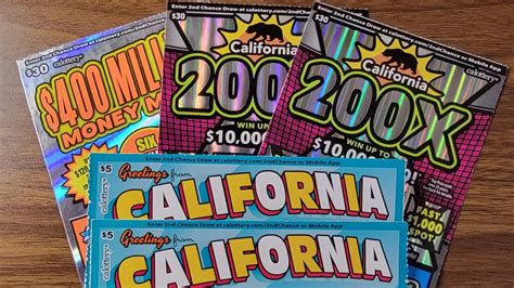 $30 scratcher california lottery